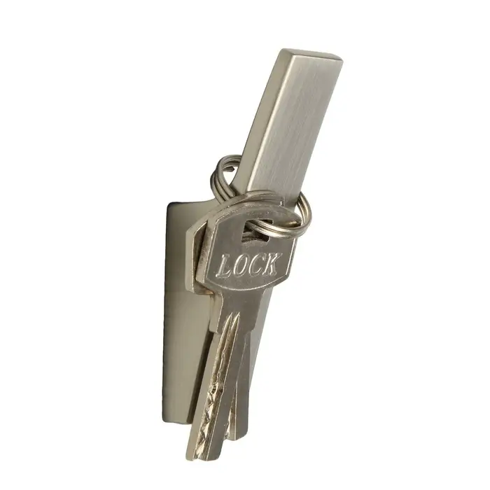 Крючок мебельный CAPPIO ASPHODEL, однорожковый, цвет сатиновый никель