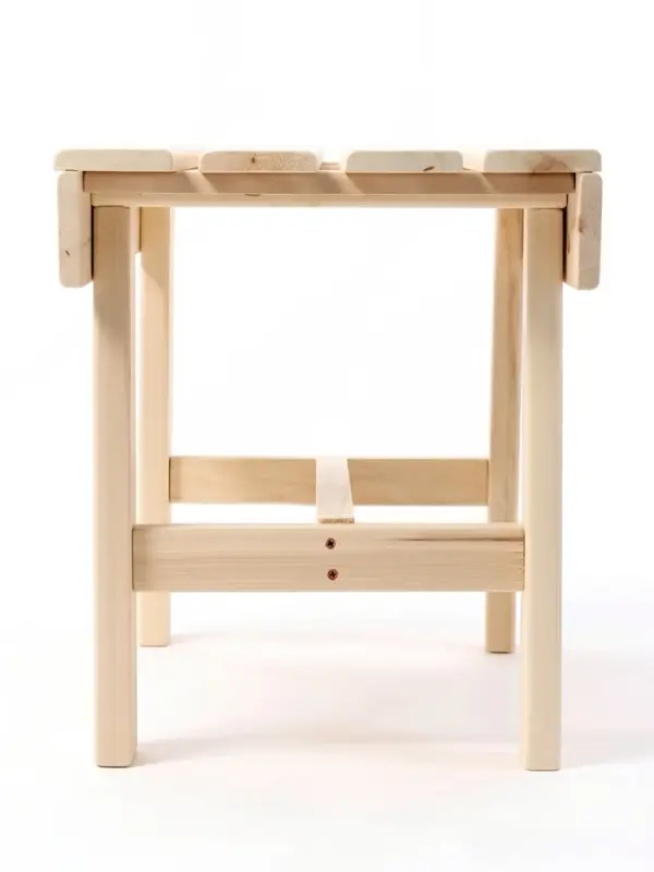 Лавка деревянная для дачи и бани, 100&times;40&times;41 см, из наличника