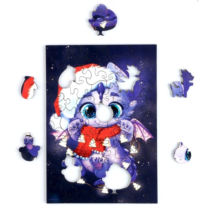 Фигурный пазл «Дракончик» Фигурный пазл «Дракончик»