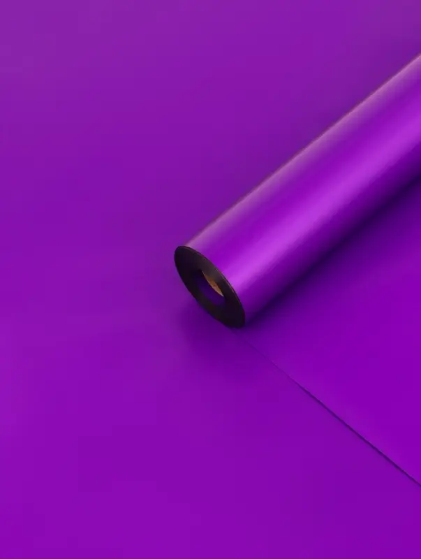 Пленка для цветов тонированная, матовая, светло пурпурная, 0.5&times;30 м&plusmn;5%, 65 мкм