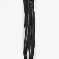 Молния металлическая, №5, 2 замка, разъёмная, замки автомат, 110 см, чёрная