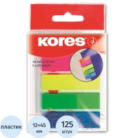 Клейкие закладки пласт. 5цв.по 25л. Film Kores 45105