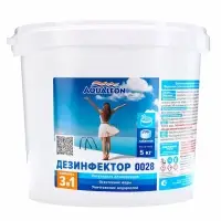 Медленный стабилизированный хлор Aqualeon комплексный таб. 200 г, 5 кг