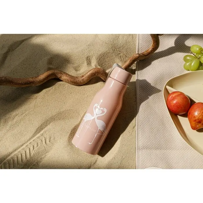 Бутылка для воды пластиковая «Фламинго», 450 мл, цвет МИКС Бутылка для воды пластиковая «Фламинго», 450 мл, цвет МИКС