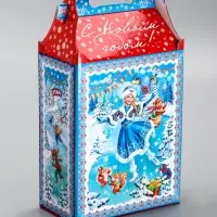 Подарочная новогодняя коробка &laquo;Олимпиада&raquo;, для сладких подарков, 17.8&times;10&times;32.5 см