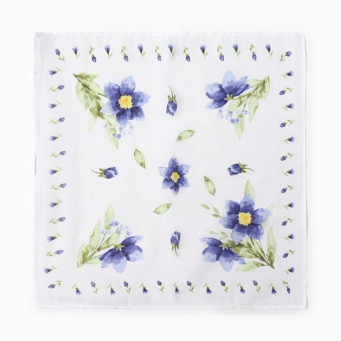 Набор женских носовых платков 45451-3 30х30см 12шт, жаккард сатин 82г/м, хл100% Набор женских носовых платков 45451-3 30х30см 12шт, жаккард сатин 82г/м, хл100%