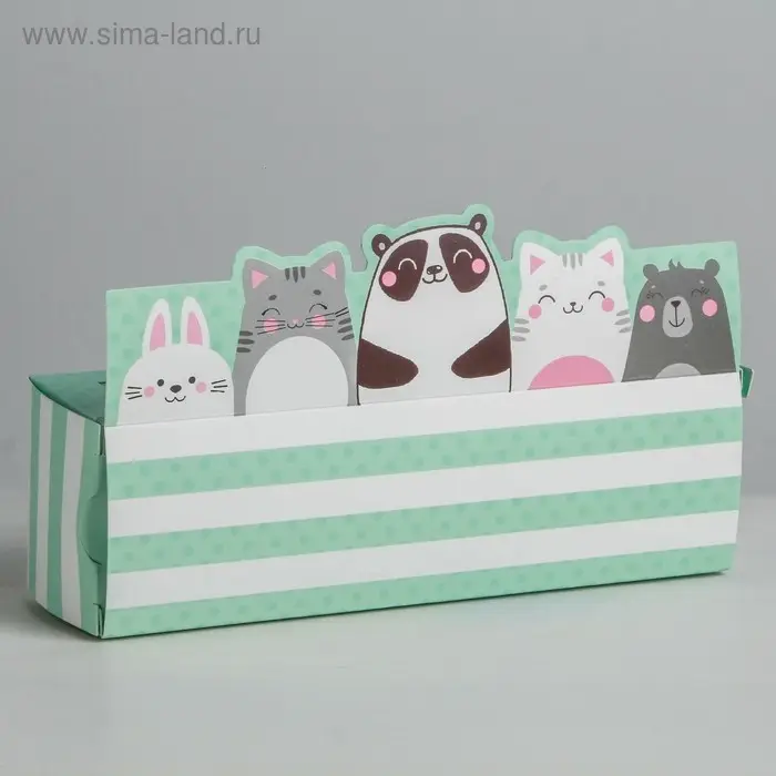 Коробка для макарун кондитерская, упаковка «Сюрприз», 18 х 5,5 х 5,5 см Коробка для макарун кондитерская, упаковка «Сюрприз», 18 х 5,5 х 5,5 см