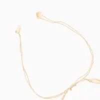 Ожерелье из ракушек &laquo;Мали&raquo;, длина 35 см, бежевый