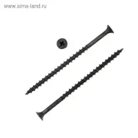 Саморез 4.2&times;89(90 мм) ТУНДРА PREMIUM, потай, крупная резьба, шлиц PH, фосфатированный, 1 кг