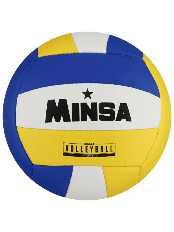 Волейбольный мяч MINSA, машинная сшивка, 18 панелей, р. 5, PVC