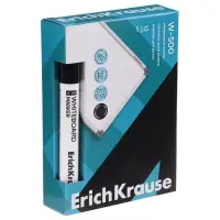 Маркер для доски ErichKrause. W-500, узел 2.5 мм, ширина линии 0.8-2.5 мм, спиртовой, чёрный