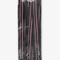 Молния &laquo;Трактор&raquo;, №5, разъёмная, замок автомат, 60 см, чёрная, красная, белая