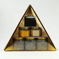 Подарочный набор новогодний &laquo;Советский&raquo; варенье с шишками, крем-мед 2 шт, чай в банке 3 шт   1087734