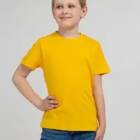 Футболка детская Regent Kids 150 желтая, на рост 96-104 см (4 года)