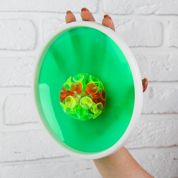 Игра «Липучка», набор: 2 тарелки, мяч, цвета МИКС Игра «Липучка», набор: 2 тарелки, мяч, цвета МИКС