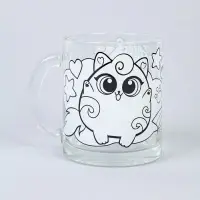 Кружка для росписи "Милые котики" (без краски)