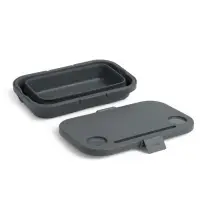 Корзина - столик maclay 2 в 1, складная, 47&times;28.5&times;23.5 см, серая