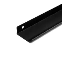 Ручка профильная мебельная торцевая CAPPIO RT002BL, L=800 мм, м/о 768 мм, чёрная