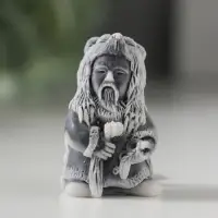 Брелок "Шаман в шкуре медведя" маленький, 4,1см
