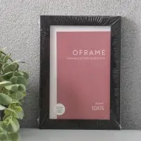 Фоторамка для фото 10х15 см "Oframe", пластик, чёрный, (пластик экран)