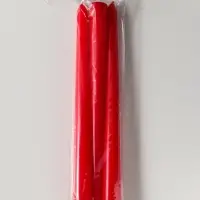 Набор свечей античных 25 см, 3 шт., 58 г, 7 ч, красный