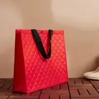 VETTA Сумка хозяйственная трехслойная, 34х40х12,5см, 17л, до 10кг, полиэстер, красная