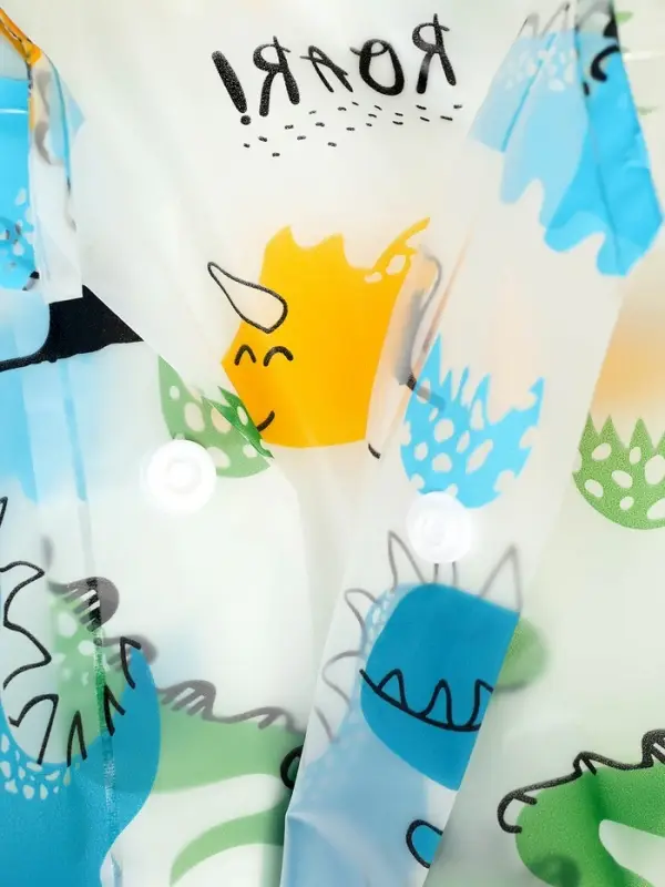 Дождевик детский &laquo;Динозавры&raquo;, рост 125-155