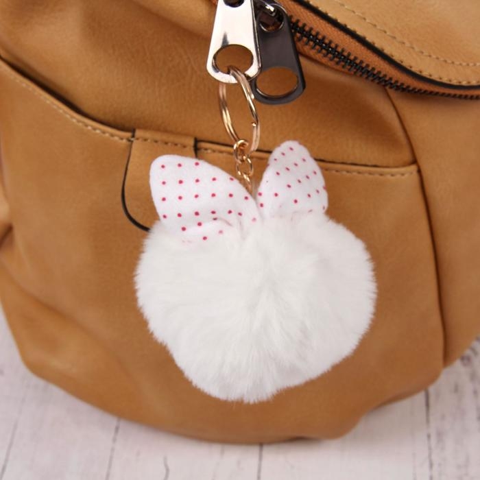 Пушистик на кольце Пушистик на кольце "Шарик с ушками" МИКС 8х8 см