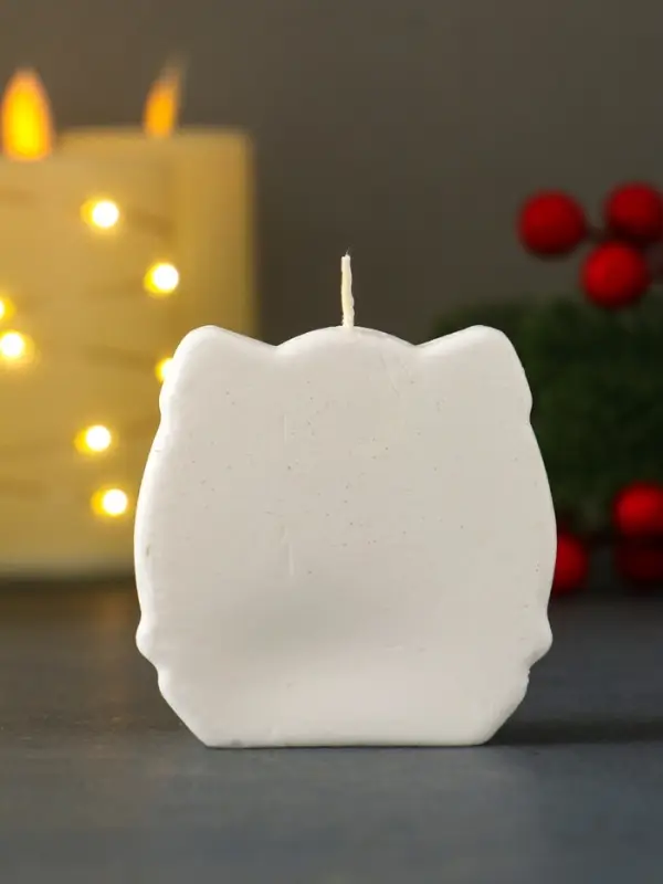 Свеча новогодняя "Подкова. Достаток" 6х2,8х6 см