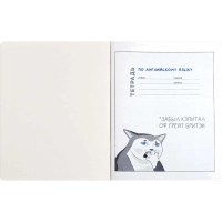 Тетрадь предметнaя АНГЛИЙСКИЙ ЯЗЫК'КОТЫ МЕМЫ'48л,А5+,кл,справ.инф/69828