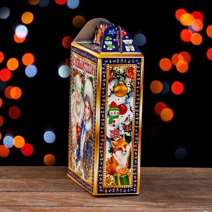 Подарочная коробка «Зимний» 16.8×7×25 см Подарочная коробка «Зимний» 16.8×7×25 см