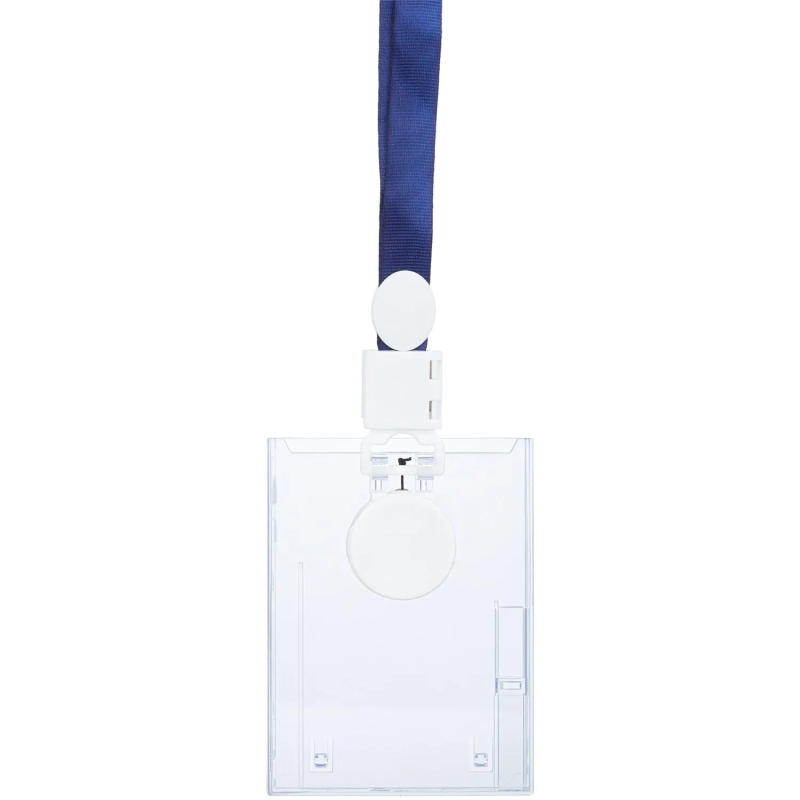 Бейдж Promega office вертикальный с рулеткой, 74х105T-678V