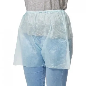 Трусы н/с, с разрезом дл.38см, р.52-54,голубые пл.25, 20шт/уп  Гекса