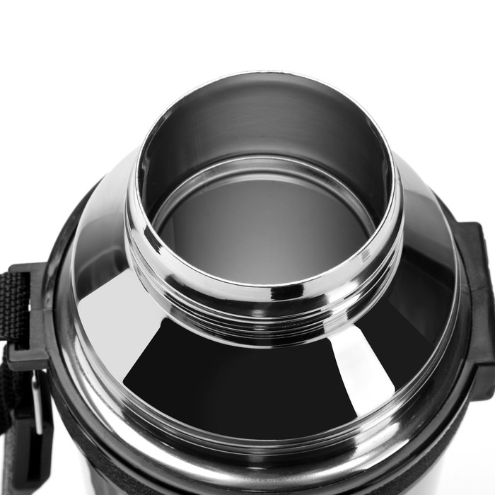 Термос, 1.2 л, Движение, Термос, 1.2 л, Движение, "Мастер К.", с кружкой, сохраняет тепло 18 ч, 9.8 х 34 см