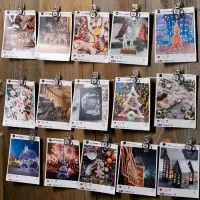 Гирлянда &laquo;Нить&raquo; 2 м роса с насадками &laquo;Прищепки-пингвин&raquo;, IP20, серебристая нить, 20 LED, батарейки ААх2 (не в комплекте), свечение тёплое белое