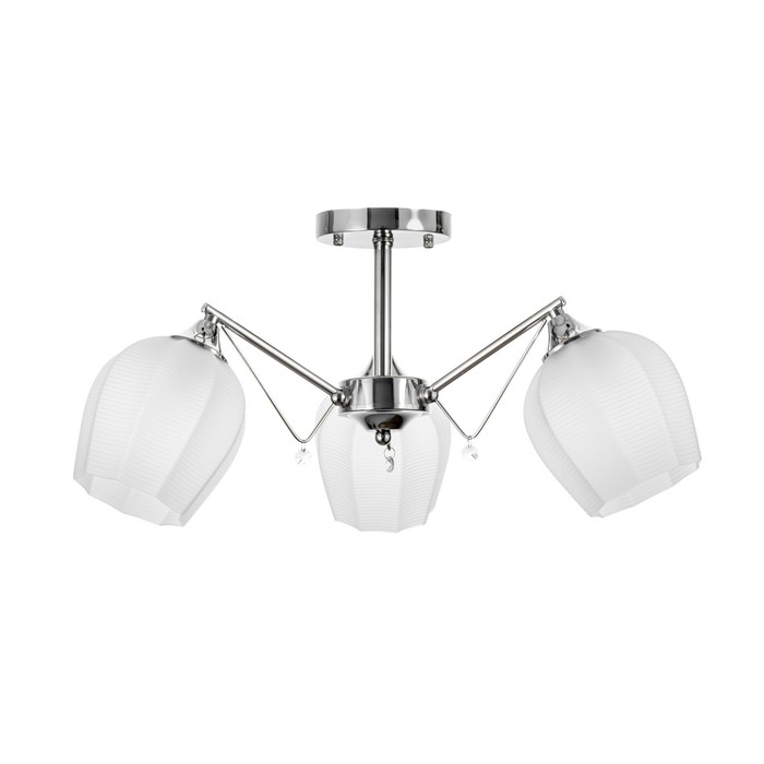 Люстра Люстра "Миранда" 3хЕ27 40Вт хром 59х59х26см BayerLux