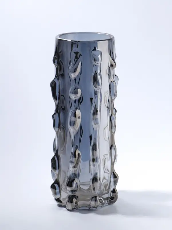 Ваза для цветов &laquo;Алонзо&raquo;, 30&times;10 см, стекло, чёрная