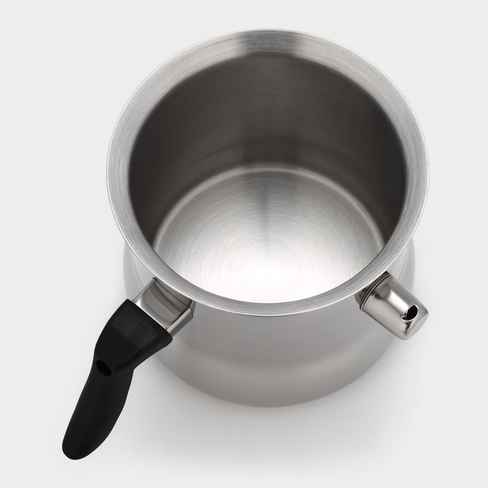 Молоковарка из нержавеющей стали Доляна, 2 л, h=15 см, d=16,5 см Молоковарка из нержавеющей стали Доляна, 2 л, h=15 см, d=16,5 см