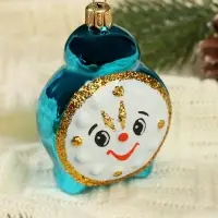 Ёлочный шар &laquo;Будильник&raquo; d=6 см, МИКС