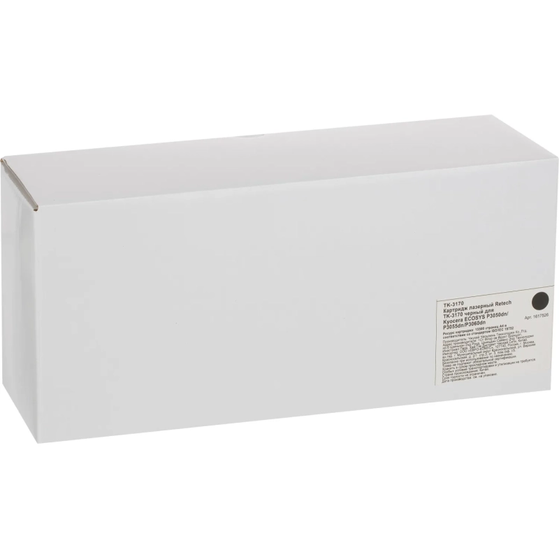 Картридж лазерный Retech TK-3170 чер. для Kyocera Ecosys P3050/3055/3060dn