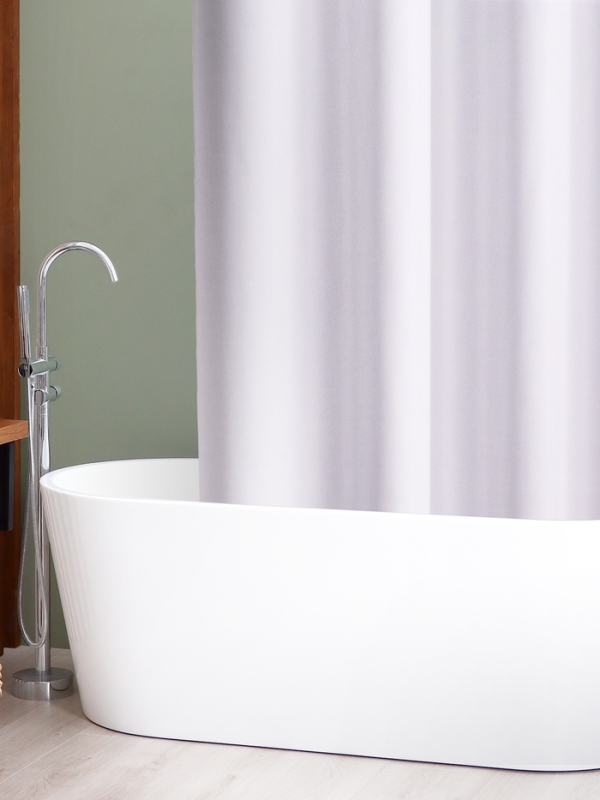 Штора для ванной Штора для ванной "Цикл", 180х180 см, полиэстер