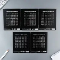 Тетрадь в клетку 12 листов А5, на скрепке «Мяч», обложка мелованный картон, блок №2, 5 видов МИКС