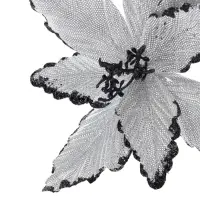 Декор &laquo;Холодный цветок&raquo;, 27&times;20 см, серебро МИКС