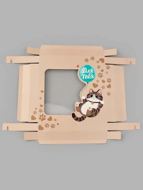 Коробка подарочная &laquo;Котики&raquo;, 23.5 &times; 20.5 &times; 5.5 см