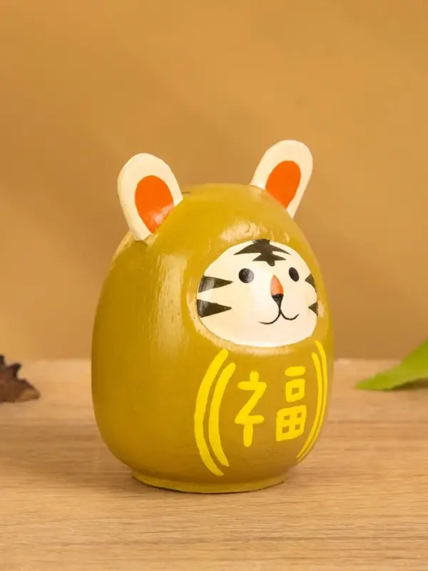 Кокэси кукла &laquo;Кокеши. Тигренок&raquo;, 6&times;6&times;9 см, жёлтая