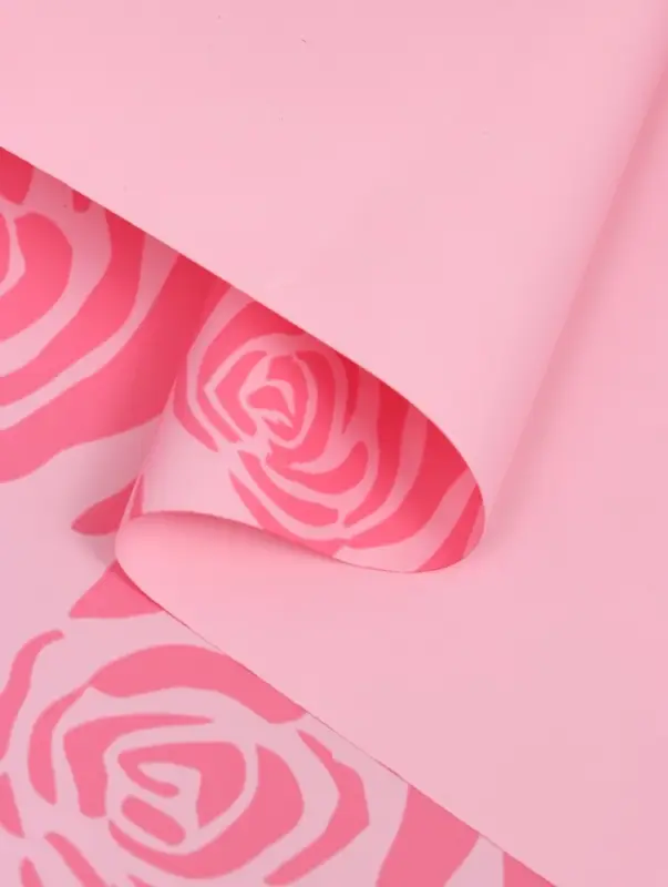 Пленка для цветов, &laquo;Цветы&raquo;, розовая, 57&times;57 см
