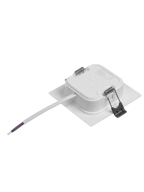 Светильник встраиваемый &laquo;Даунлайт&raquo;, светодиодный, 5 Вт, 6500K, 475 Лм, 220 В, 90&times;25 мм, квадратный, белый