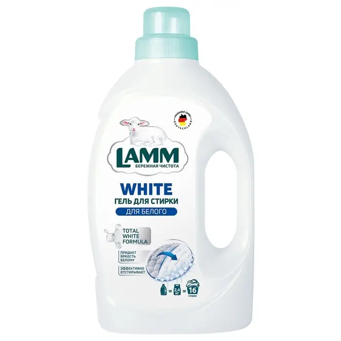 Гель для стирки Lamm White, 1.04 л Гель для стирки Lamm White, 1.04 л