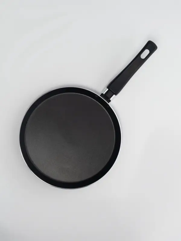 Сковорода блинная &laquo;Эксперт&raquo;, d=22 см, пластиковая ручка, антипригарное покрытие, алюминий, бордовая