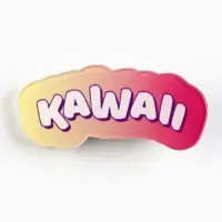Заколки для волос на открытке Kawaii, 3,7 х 1,4 х 1 см